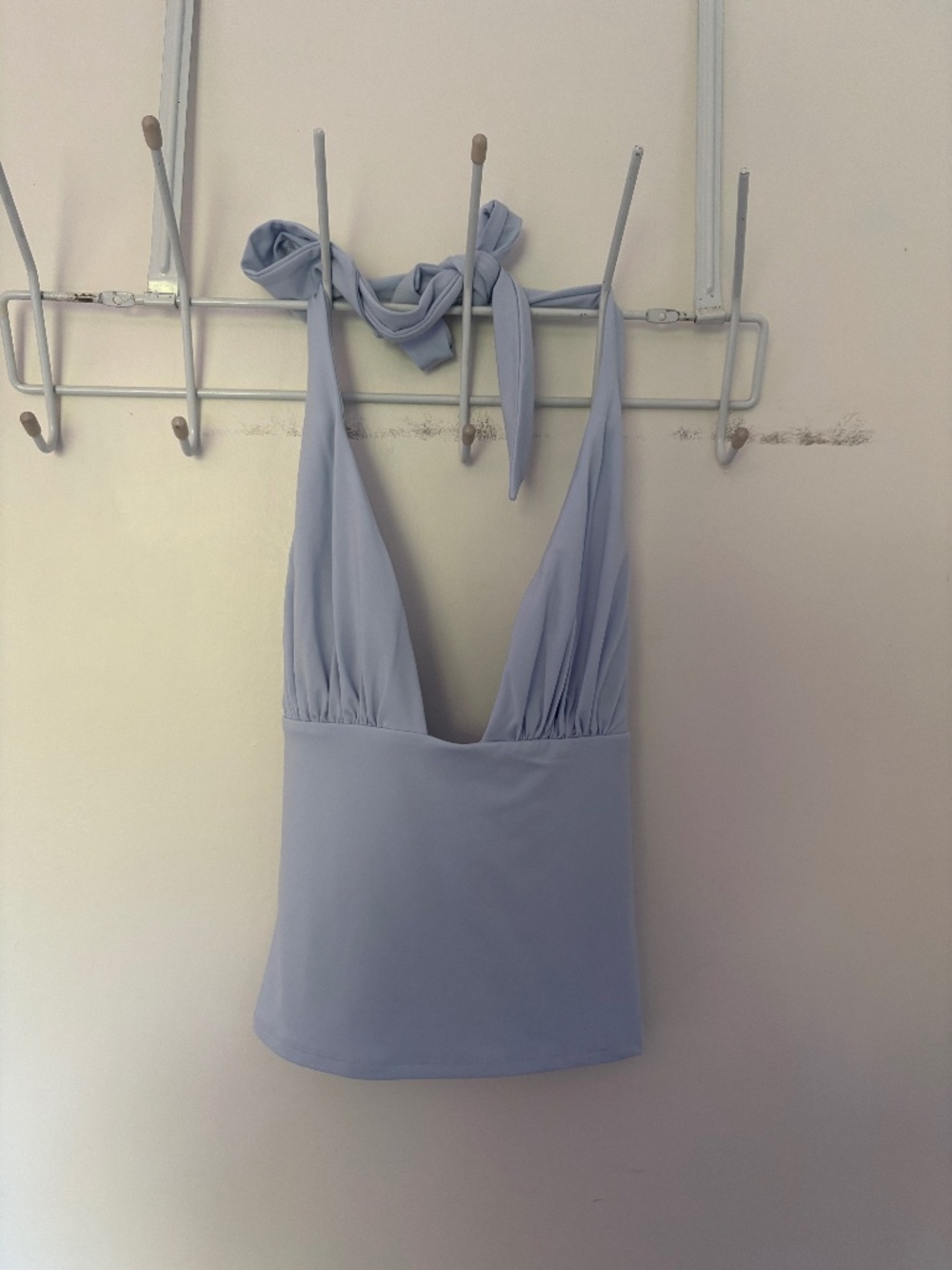 Blue Pixie Plunge Halter Top Garage - Small